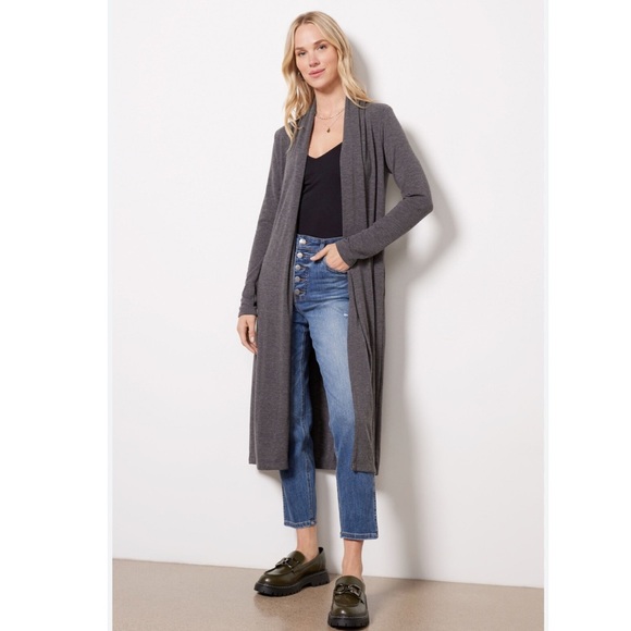 Michael Stars Izzy Long Cardigan. - Picture 1 of 7
